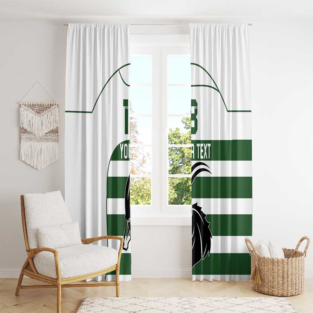 Custom Zimbabwe Rugby Window Curtain The Sables Go Champion - Wonder Print Shop