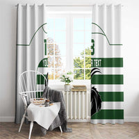 Custom Zimbabwe Rugby Window Curtain The Sables Go Champion - Wonder Print Shop