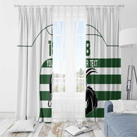 Custom Zimbabwe Rugby Window Curtain The Sables Go Champion - Wonder Print Shop