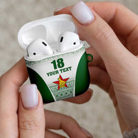 Custom Zimbabwe Rugby AirPods Case Sables African Patterns - Wonder Print Shop