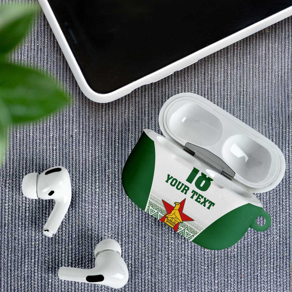 Custom Zimbabwe Rugby AirPods Case Sables African Patterns - Wonder Print Shop