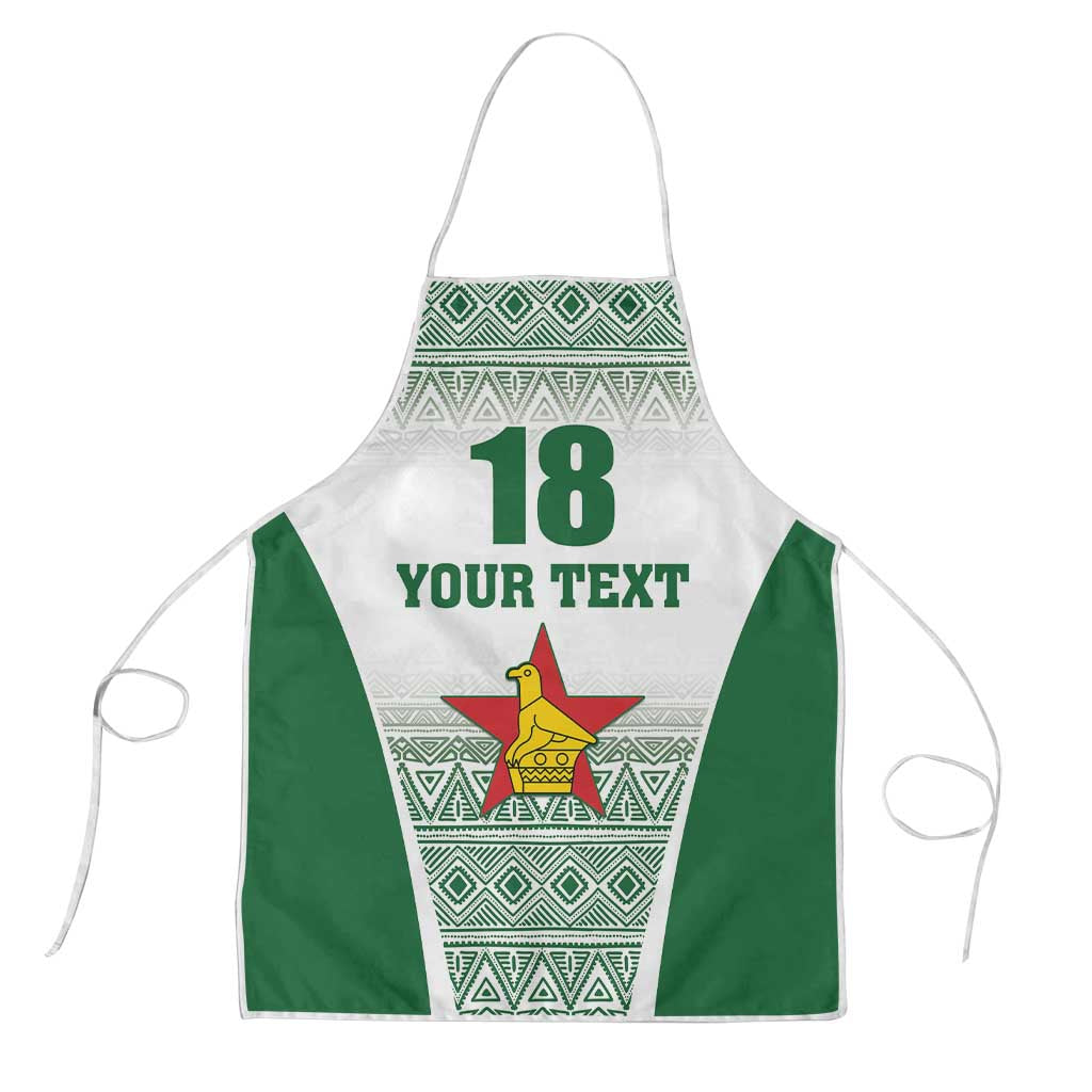 Custom Zimbabwe Rugby Apron Sables African Patterns - Wonder Print Shop