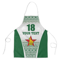 Custom Zimbabwe Rugby Apron Sables African Patterns - Wonder Print Shop