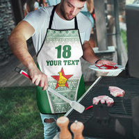 Custom Zimbabwe Rugby Apron Sables African Patterns - Wonder Print Shop