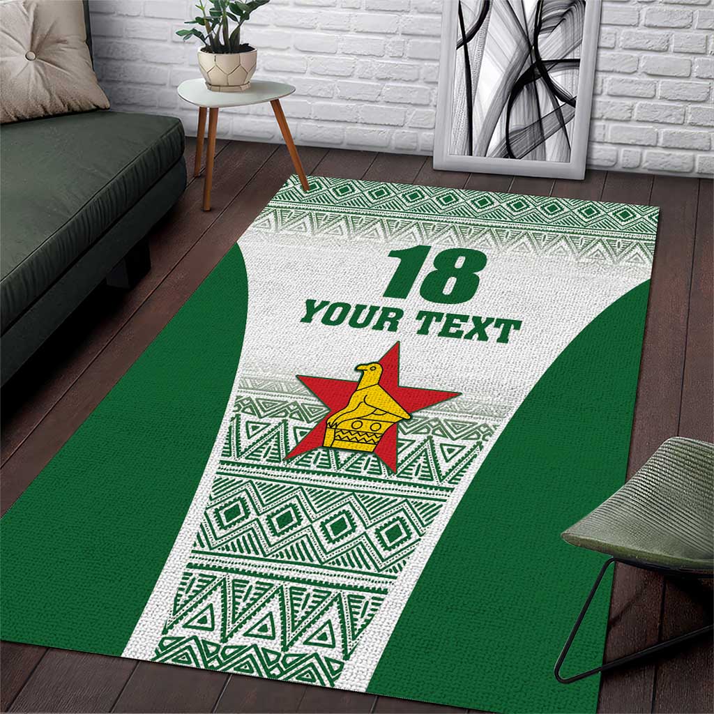 Custom Zimbabwe Rugby Area Rug Sables African Patterns - Wonder Print Shop
