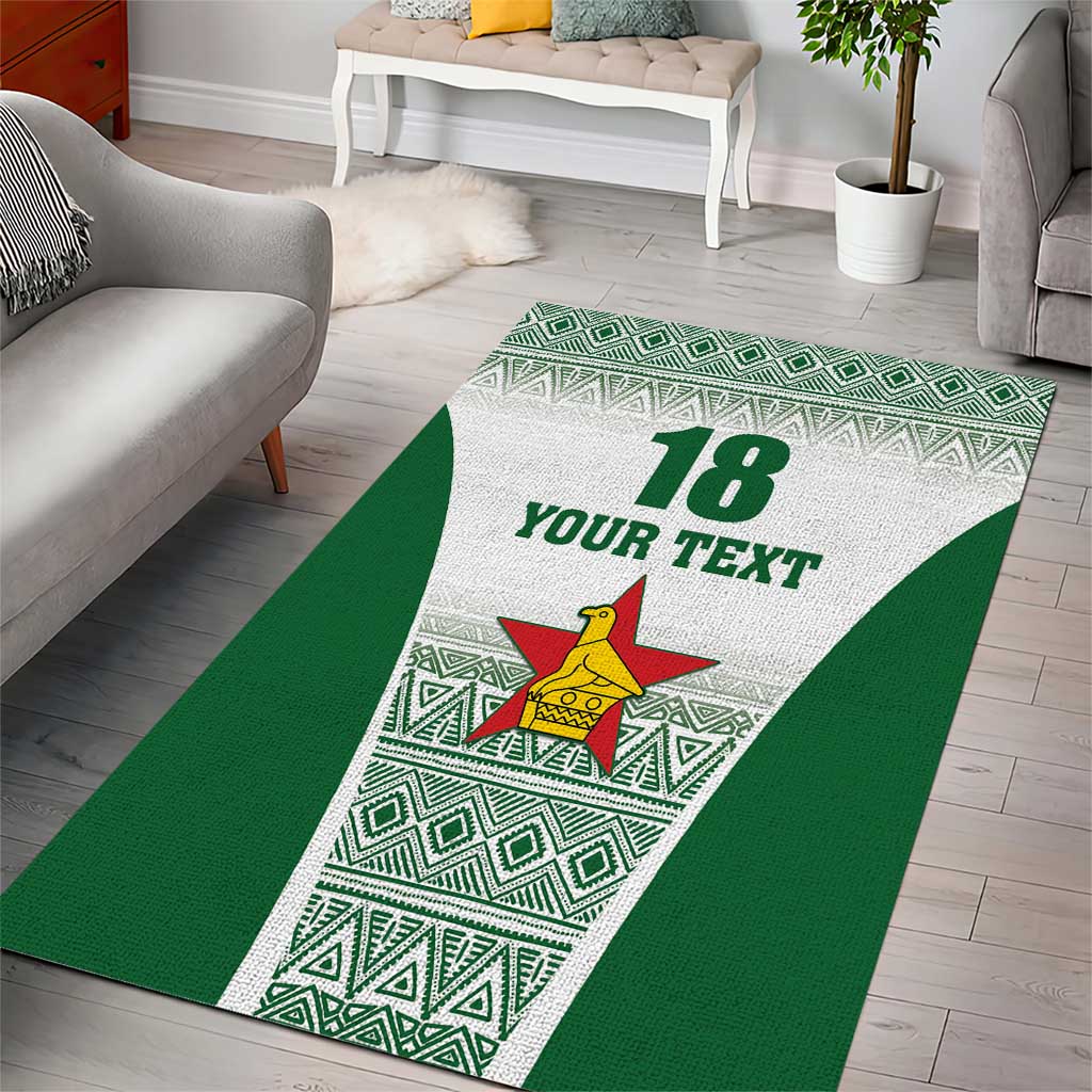 Custom Zimbabwe Rugby Area Rug Sables African Patterns - Wonder Print Shop