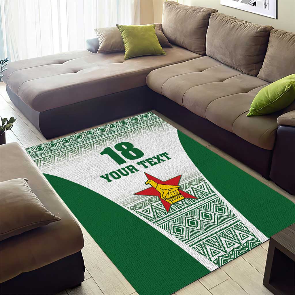 Custom Zimbabwe Rugby Area Rug Sables African Patterns - Wonder Print Shop