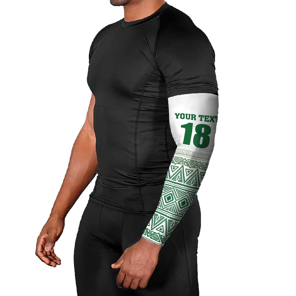 Custom Zimbabwe Rugby Arm Sleeves Sables African Patterns - Wonder Print Shop