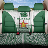 Custom Zimbabwe Rugby Back Car Seat Cover Sables African Patterns - Wonder Print Shop