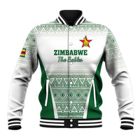 Custom Zimbabwe Rugby Baseball Jacket Sables African Patterns - Wonder Print Shop