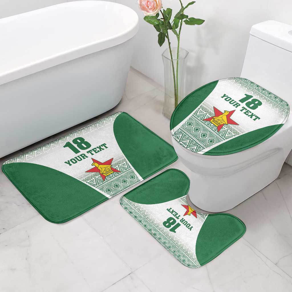 Custom Zimbabwe Rugby Bathroom Set Sables African Patterns - Wonder Print Shop