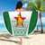 Custom Zimbabwe Rugby Beach Blanket Sables African Patterns - Wonder Print Shop