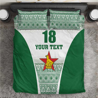 Custom Zimbabwe Rugby Bedding Set Sables African Patterns - Wonder Print Shop