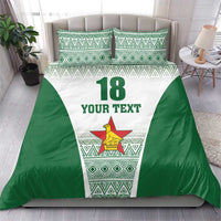 Custom Zimbabwe Rugby Bedding Set Sables African Patterns - Wonder Print Shop