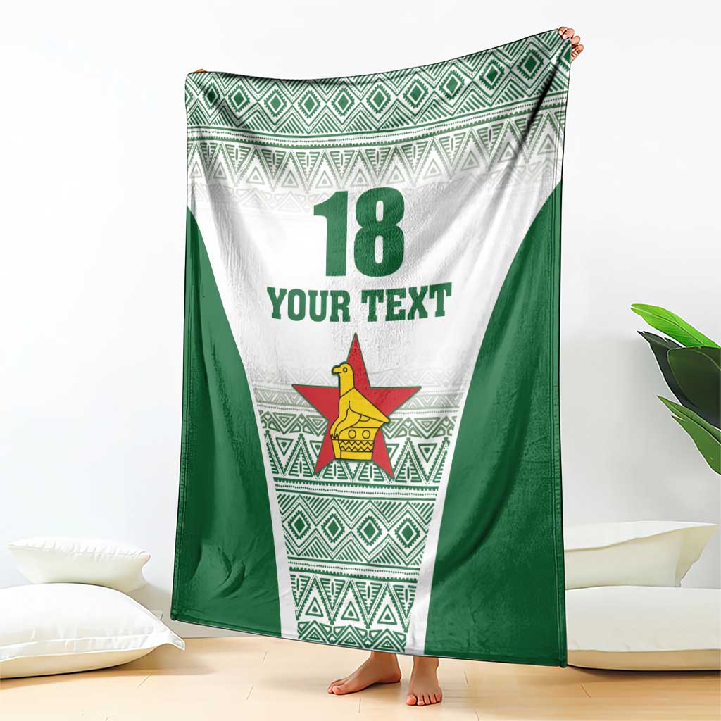 Custom Zimbabwe Rugby Blanket Sables African Patterns - Wonder Print Shop
