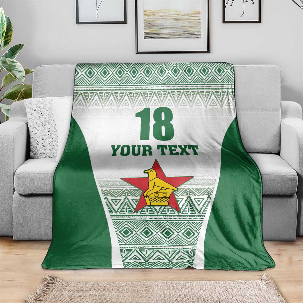 Custom Zimbabwe Rugby Blanket Sables African Patterns - Wonder Print Shop