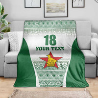 Custom Zimbabwe Rugby Blanket Sables African Patterns - Wonder Print Shop