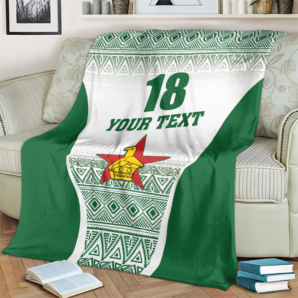 Custom Zimbabwe Rugby Blanket Sables African Patterns - Wonder Print Shop