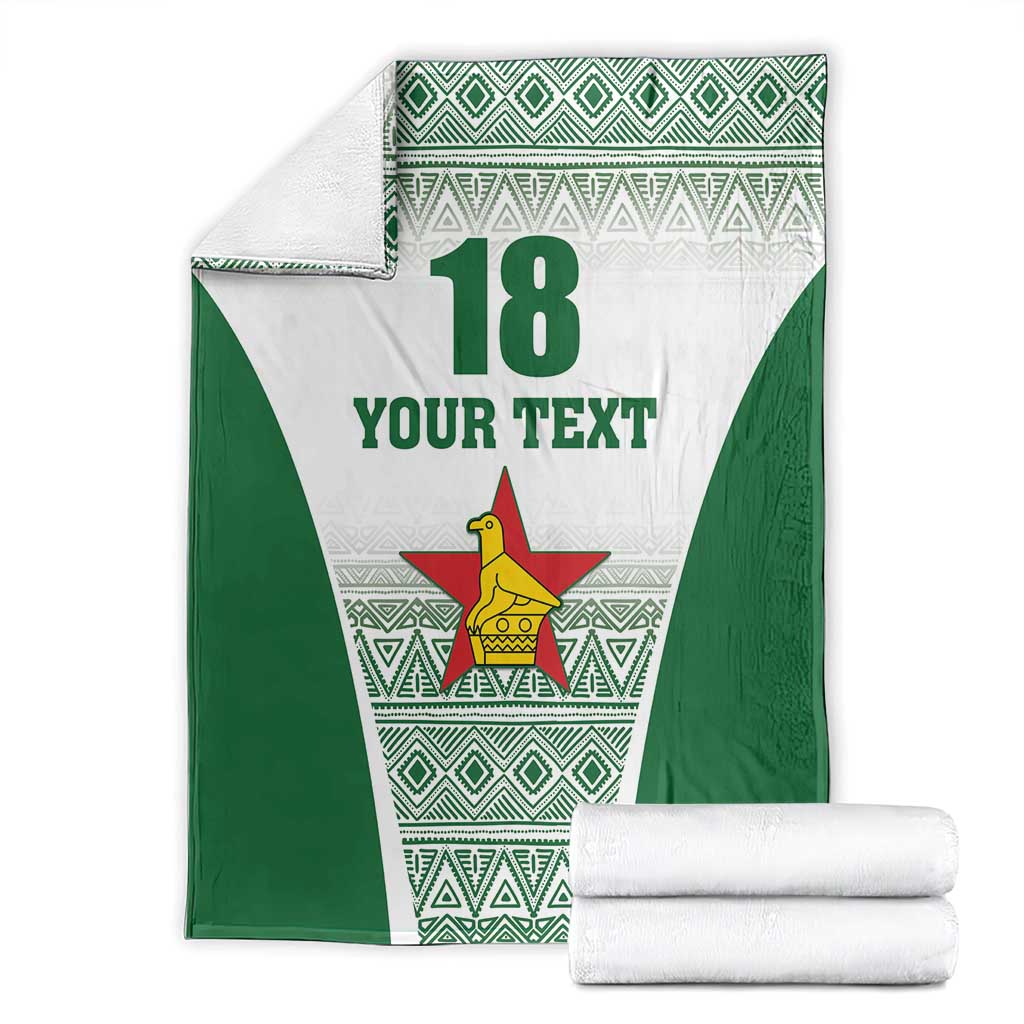 Custom Zimbabwe Rugby Blanket Sables African Patterns - Wonder Print Shop