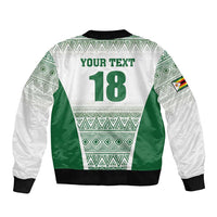 Custom Zimbabwe Rugby Bomber Jacket Sables African Patterns - Wonder Print Shop