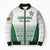 Custom Zimbabwe Rugby Bomber Puffer Jacket Sables African Patterns - Wonder Print Shop
