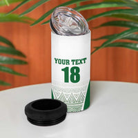 Custom Zimbabwe Rugby 4 in 1 Can Cooler Tumbler Sables African Patterns - Wonder Print Shop