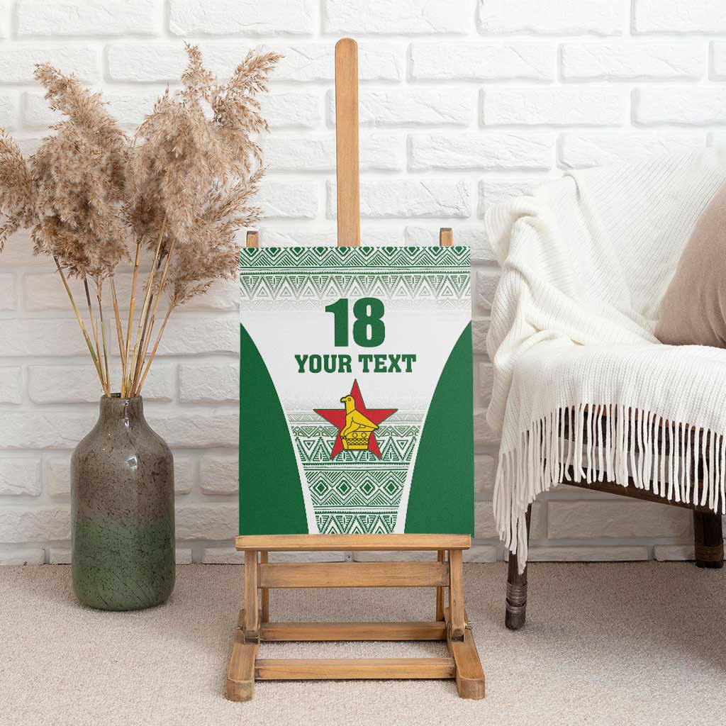 Custom Zimbabwe Rugby Canvas Wall Art Sables African Patterns - Wonder Print Shop