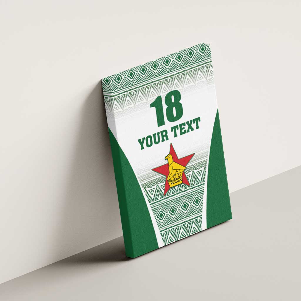 Custom Zimbabwe Rugby Canvas Wall Art Sables African Patterns - Wonder Print Shop