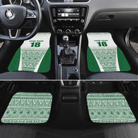 Custom Zimbabwe Rugby Car Mats Sables African Patterns - Wonder Print Shop