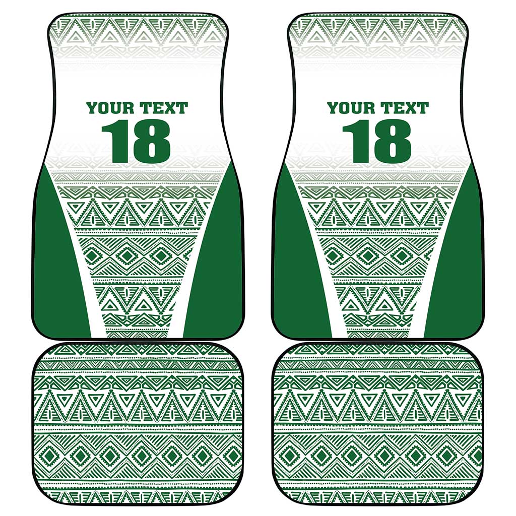 Custom Zimbabwe Rugby Car Mats Sables African Patterns - Wonder Print Shop