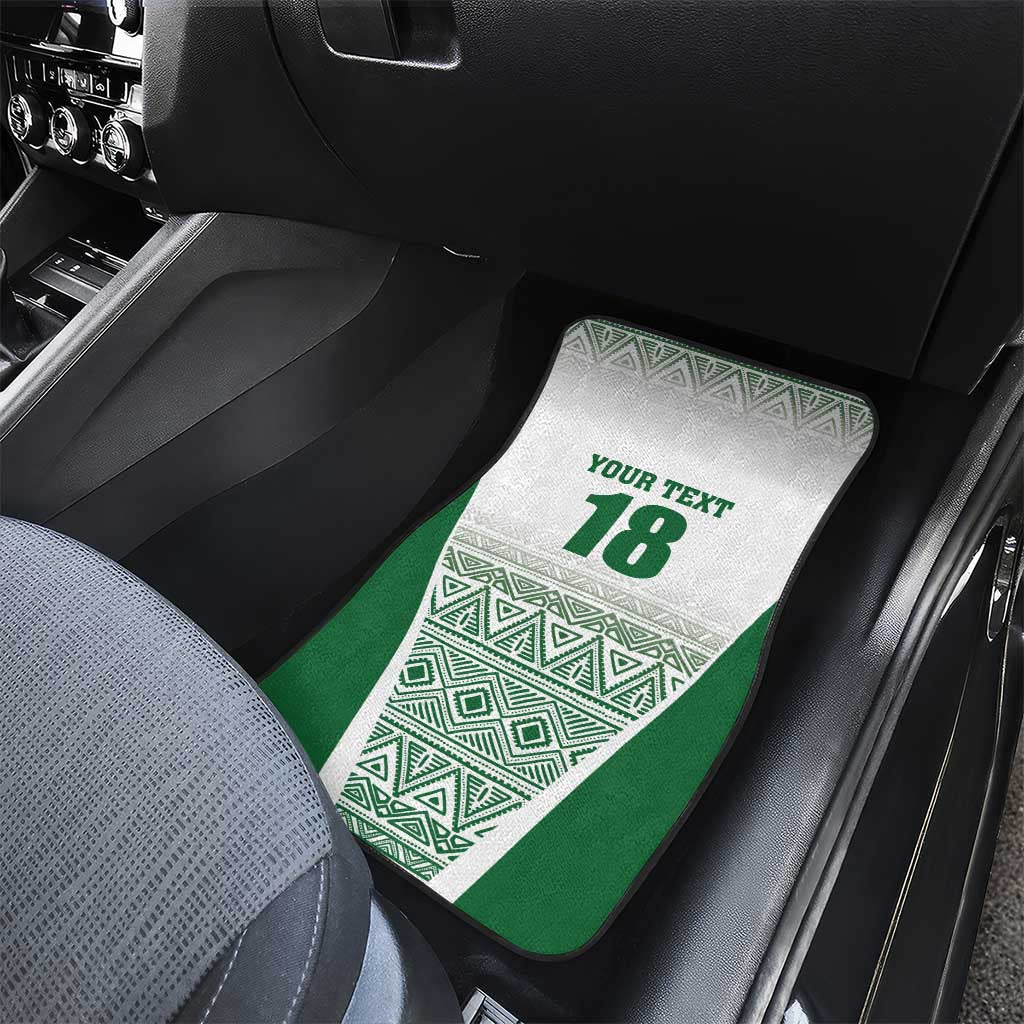 Custom Zimbabwe Rugby Car Mats Sables African Patterns - Wonder Print Shop