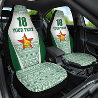 Custom Zimbabwe Rugby Car Seat Cover Sables African Patterns - Wonder Print Shop