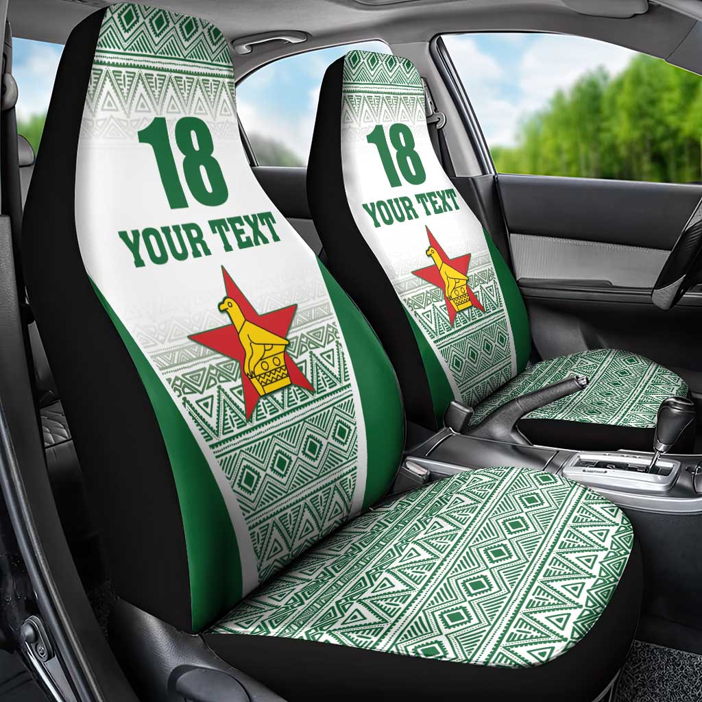 Custom Zimbabwe Rugby Car Seat Cover Sables African Patterns - Wonder Print Shop