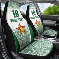 Custom Zimbabwe Rugby Car Seat Cover Sables African Patterns - Wonder Print Shop