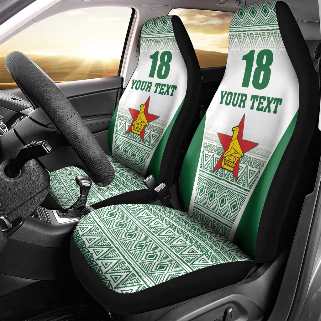 Custom Zimbabwe Rugby Car Seat Cover Sables African Patterns - Wonder Print Shop