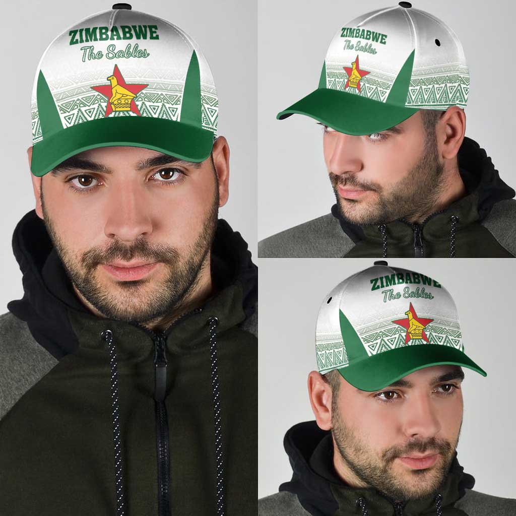 Zimbabwe Rugby Classic Cap Sables African Patterns - Wonder Print Shop