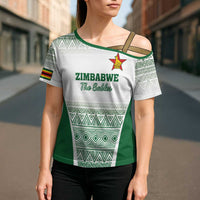 Custom Zimbabwe Rugby Cross Shoulder Shirt Sables African Patterns - Wonder Print Shop