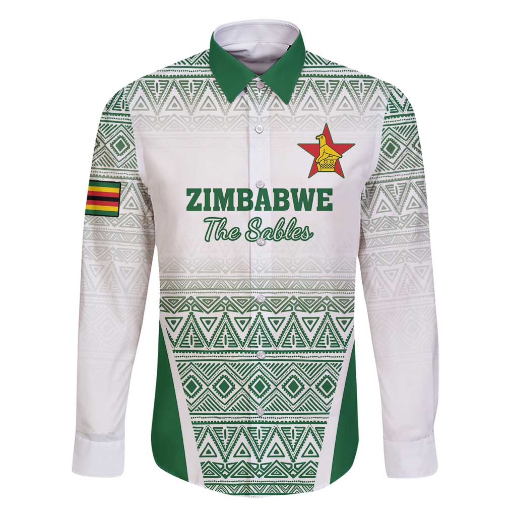 Custom Zimbabwe Rugby Family Matching Mermaid Dress and Hawaiian Shirt Sables African Patterns - Wonder Print Shop