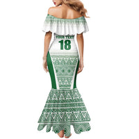 Custom Zimbabwe Rugby Family Matching Mermaid Dress and Hawaiian Shirt Sables African Patterns - Wonder Print Shop