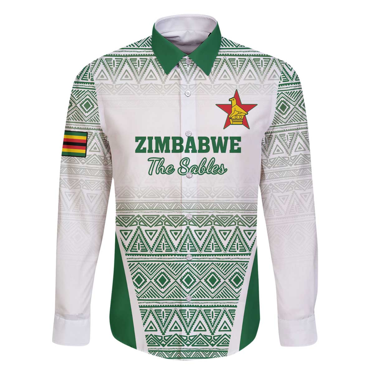 Custom Zimbabwe Rugby Family Matching Off The Shoulder Long Sleeve Dress and Hawaiian Shirt Sables African Patterns - Wonder Print Shop