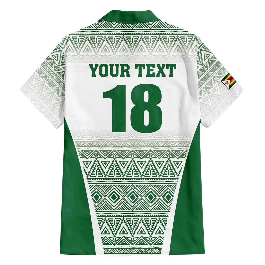 Custom Zimbabwe Rugby Family Matching Off Shoulder Maxi Dress and Hawaiian Shirt Sables African Patterns - Wonder Print Shop