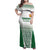 Custom Zimbabwe Rugby Family Matching Off Shoulder Maxi Dress and Hawaiian Shirt Sables African Patterns - Wonder Print Shop