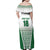 Custom Zimbabwe Rugby Family Matching Off Shoulder Maxi Dress and Hawaiian Shirt Sables African Patterns - Wonder Print Shop