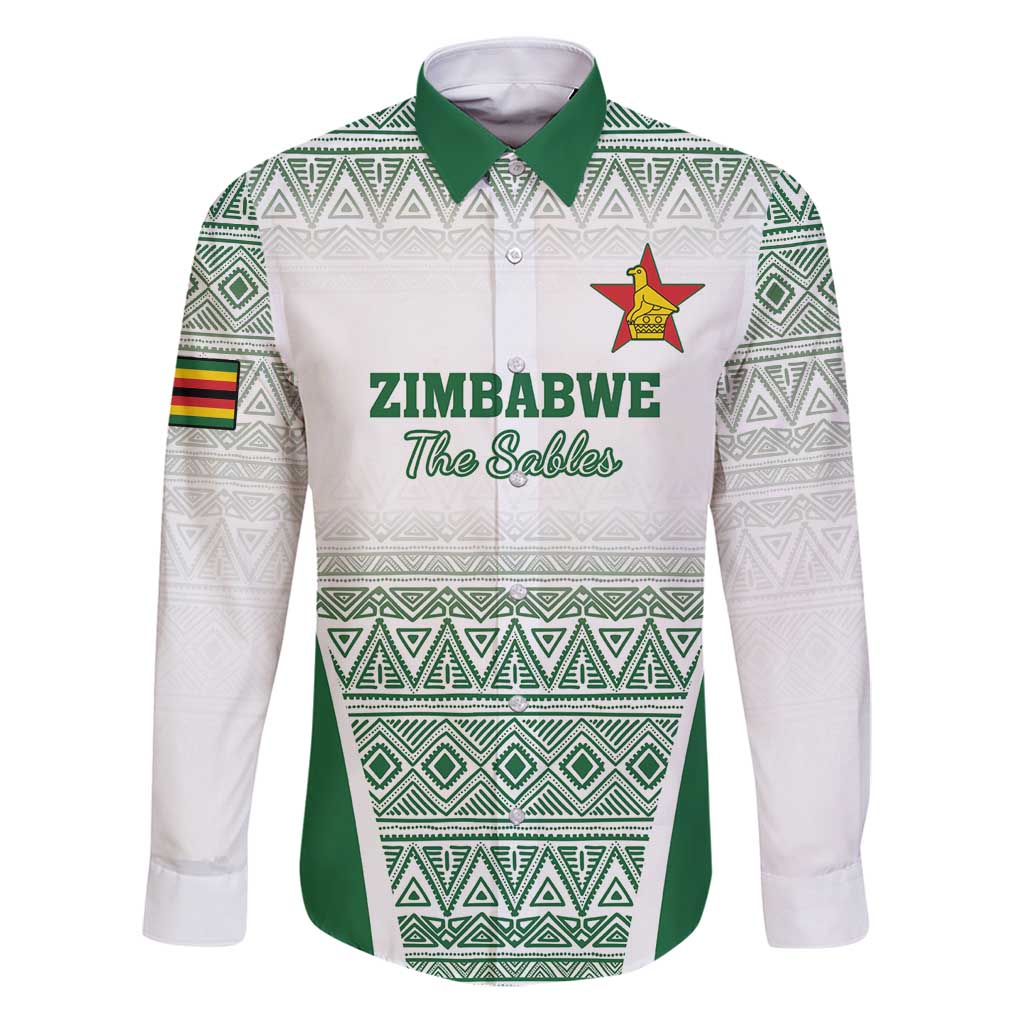 Custom Zimbabwe Rugby Family Matching Puletasi and Hawaiian Shirt Sables African Patterns - Wonder Print Shop