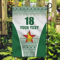 Custom Zimbabwe Rugby Garden Flag Sables African Patterns - Wonder Print Shop