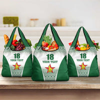 Custom Zimbabwe Rugby Grocery Bag Sables African Patterns - Wonder Print Shop