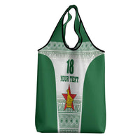 Custom Zimbabwe Rugby Grocery Bag Sables African Patterns - Wonder Print Shop