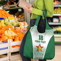 Custom Zimbabwe Rugby Grocery Bag Sables African Patterns - Wonder Print Shop