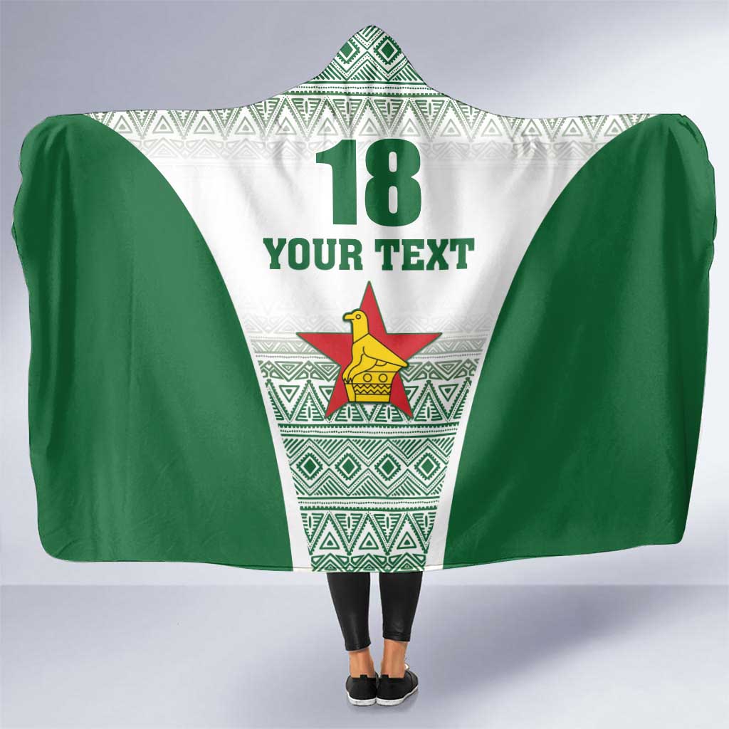 Custom Zimbabwe Rugby Hooded Blanket Sables African Patterns - Wonder Print Shop