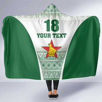 Custom Zimbabwe Rugby Hooded Blanket Sables African Patterns - Wonder Print Shop